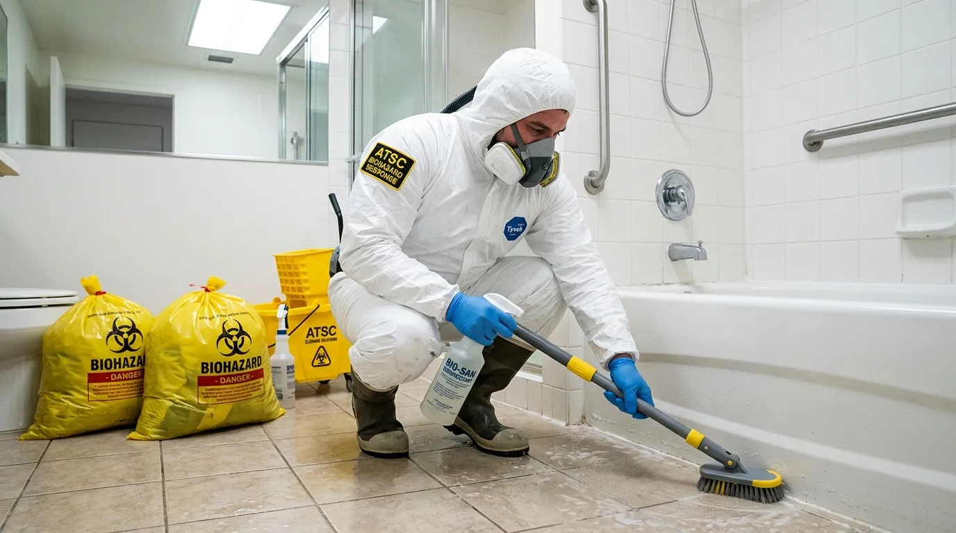 Decontamination equipment deployed for Blood Cleanup in Vandalia